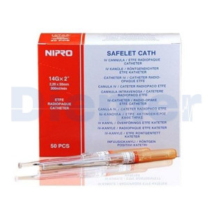 Cateter Intravenoso Iv Nº 14 Caja 50 Unids